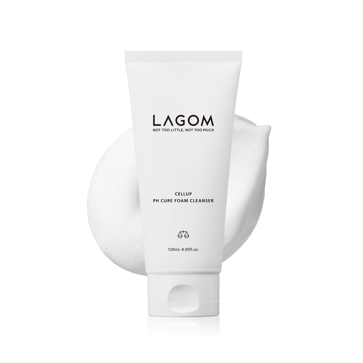 LAGOM Cellup pH Cure Foam Cleanser | Low pH, Skin Barrier Protection, Natural Deep Face Cleansing, K-Skincare, Mild, 5.5 Subacid for Sensitive Skin Beauty & Personal Care LAGOM