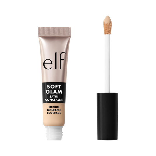 e.l.f. Soft Glam Satin Concealer, Medium Coverage For Blemishes & Under-Eye, Crease-Resistant, Long Lasting, Vegan , 13 Fair Neutral Beauty & Personal Care e.l.f.