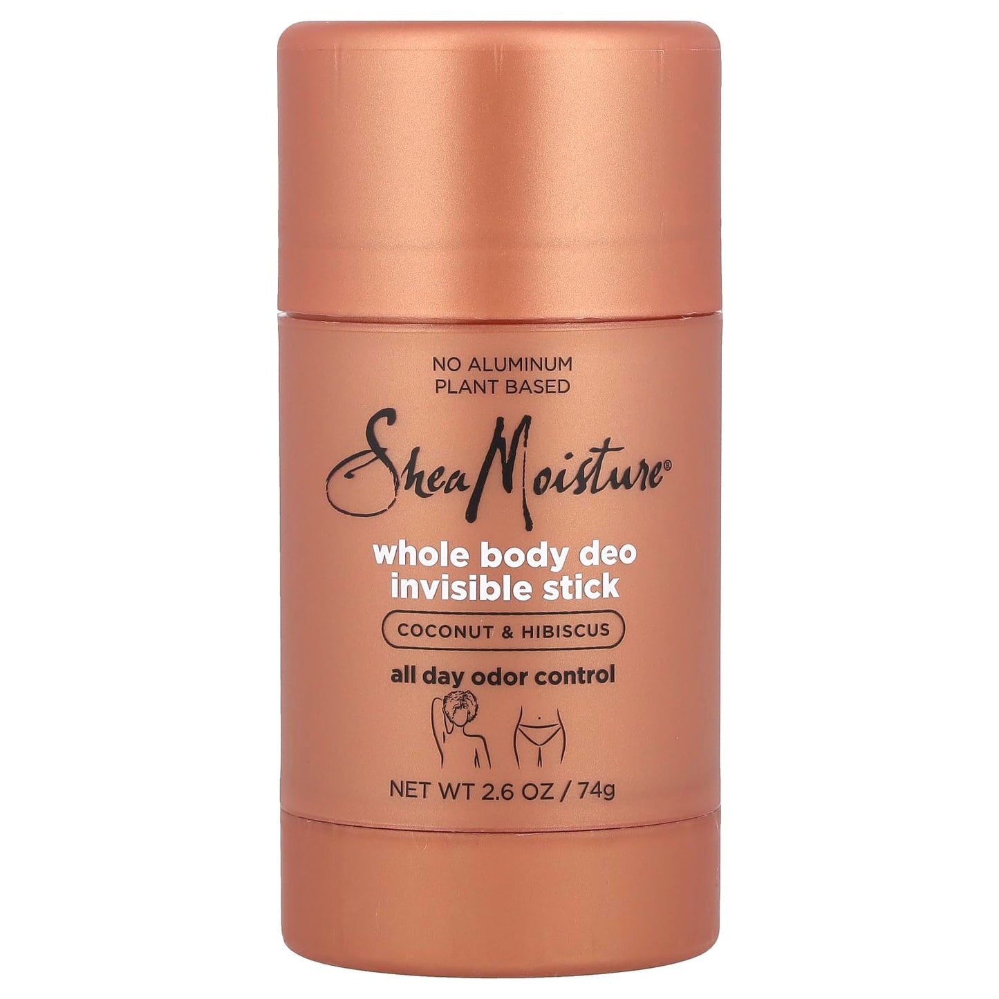 SHEA MOISTURE Coconut & Hibiscus Invisible Stick Deodorant, 2.6 OZ Beauty and Personal Care Shea Moisture
