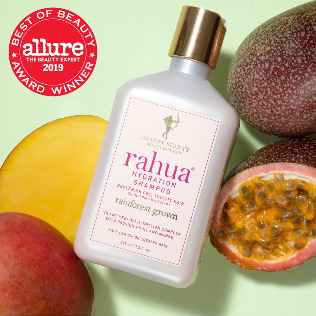 Rahua Hydration Shampoo, Vegan Moisturizing Shampoo for Dry, Damaged, or Curly Hair, Sulfate Free Hydrating Formula Oil, Morete, Sacha Inchi, Tropical Beauty & Personal Care Rahua
