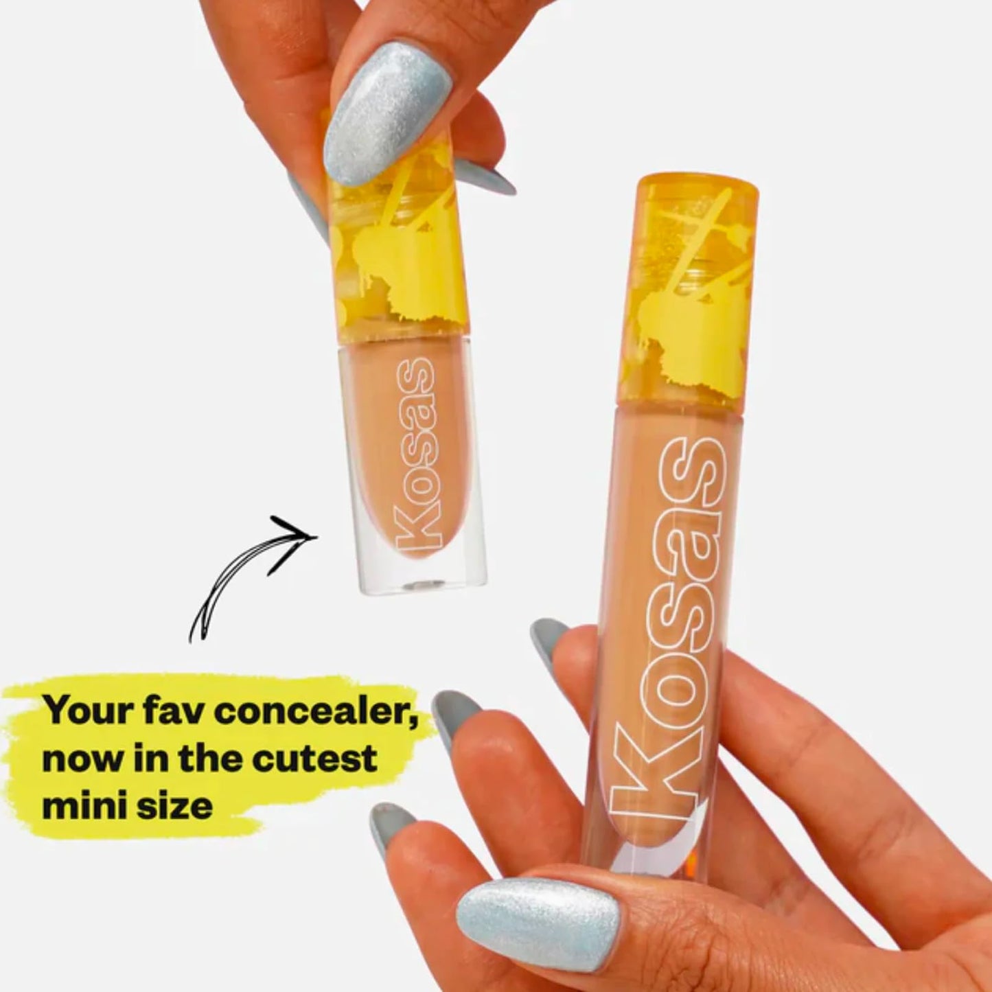 Kosas Mini Revealer Concealer - Medium Coverage Makeup, Conceals Dark Circles Under Eyes, Dark Spots and Blemishes (Tone 03) Beauty & Personal Care Kosas