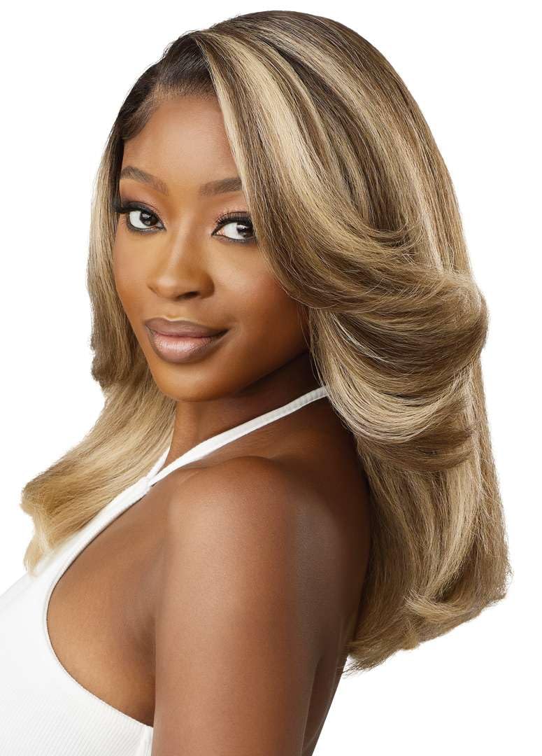 Outre Lace Front Wig - Perfect Hair Line 13X6 - Leomie (DR4/PEARL BLONDE)