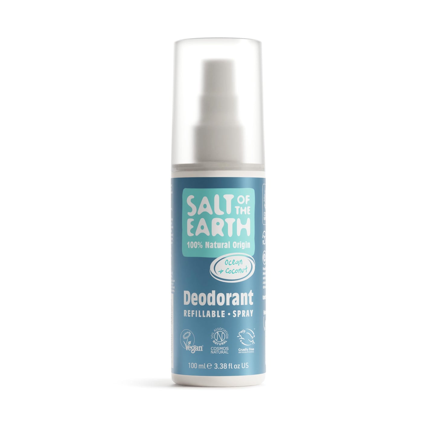Salt of the Earth - Nautral Refillable Spray Deodorant - Ocean and Coconut - 3.5oz Beauty and Personal Care Salt Of the Earth
