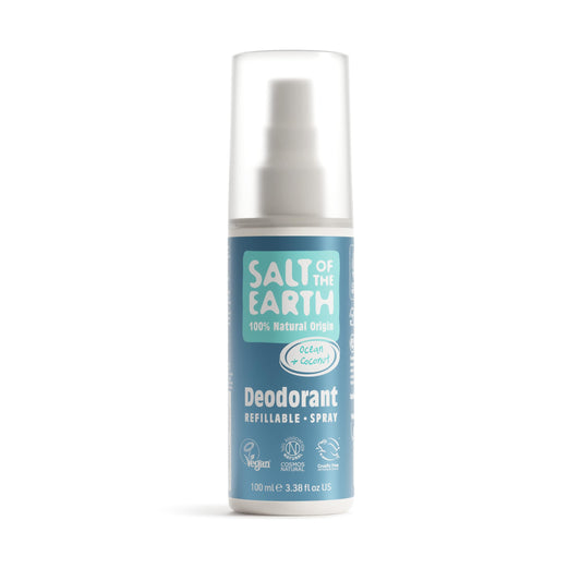 Salt of the Earth - Nautral Refillable Spray Deodorant - Ocean and Coconut - 3.5oz Beauty and Personal Care Salt Of the Earth