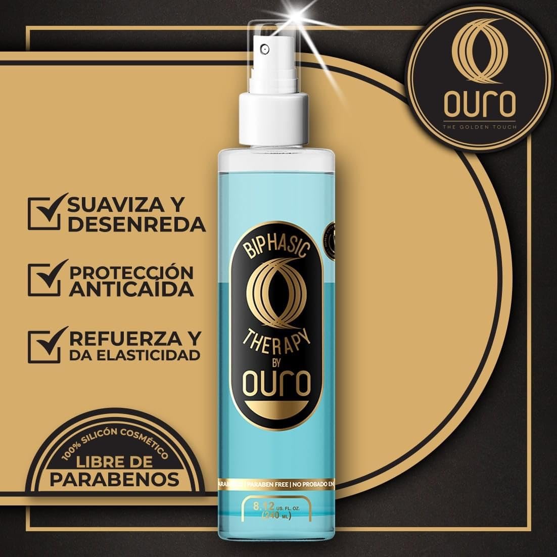 OURO Biphasic Therapy Hair System 8.12 oz Beauty & Personal Care OURO