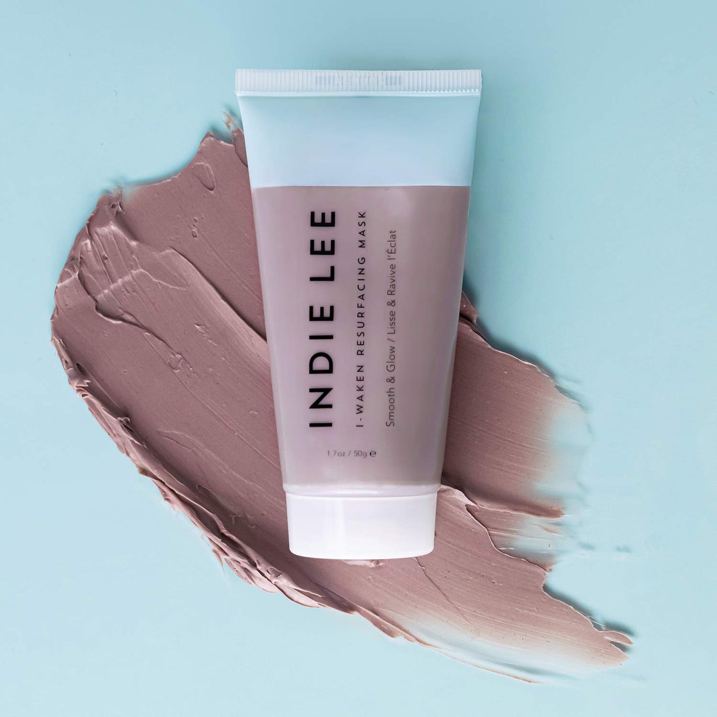 Indie Lee I-Waken Resurfacing Mask - Smoothing & Exfoliating Clay Mask with BHA, Vitamin C, and Kaolin & Bentonite Clays - 1.7oz / 50g Beauty & Personal Care Indie Lee