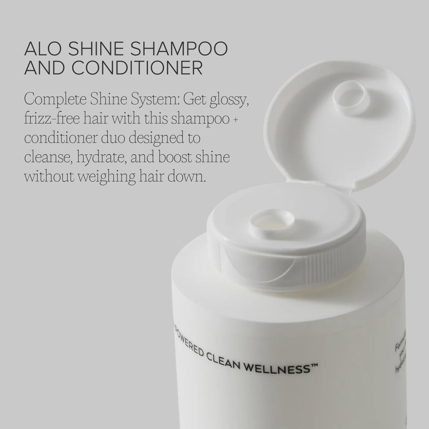 ALO Shine Shampoo & Conditioner Set | Smooths, Fights Frizz & Adds Bounce | Sulfate-Free, Botanical Oils for Weightless Hydration | All Hair Types | Beauty & Personal Care Alo