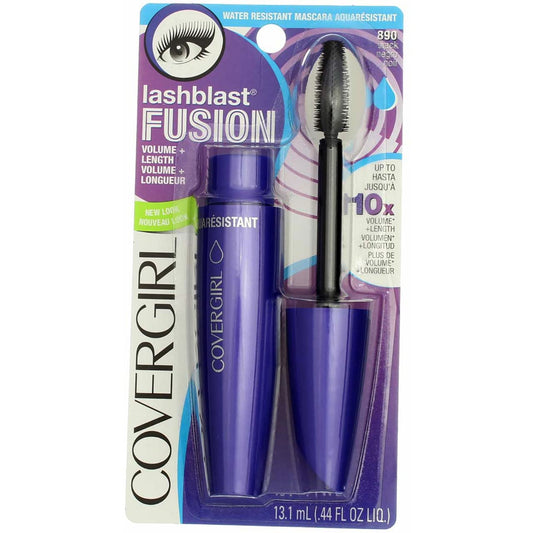 CoverGirl LashBlast Waterproof Fusion Mascara, Black 890 - Pack of 3 Beauty & Personal Care COVERGIRL