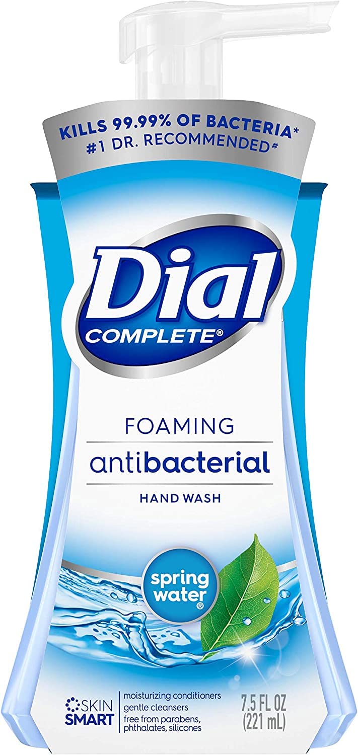 Dial Complete Foaming Antibacterial Hand Wash, Spring Water 7.50 oz (Pack of 4) Beauty & Personal Care Dial