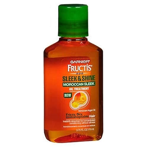 Garnier Fructis Sleek & Shine Moroccan Oil Treatment 3.75 Ounce (111ml) (3 Pack) Beauty & Personal Care Garnier