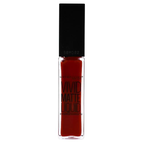 Maybelline New York Color Sensational Vivid Matte Liquid Lipstick, Orange Shot, 0.26 fl. oz. Beauty & Personal Care MAYBELLINE