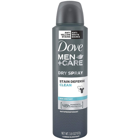 Dove Men+Care Stain Defense Dry Spray Antiperspirant Deodorant, Clean, 3.8 oz Beauty and Personal Care DOVE MEN + CARE