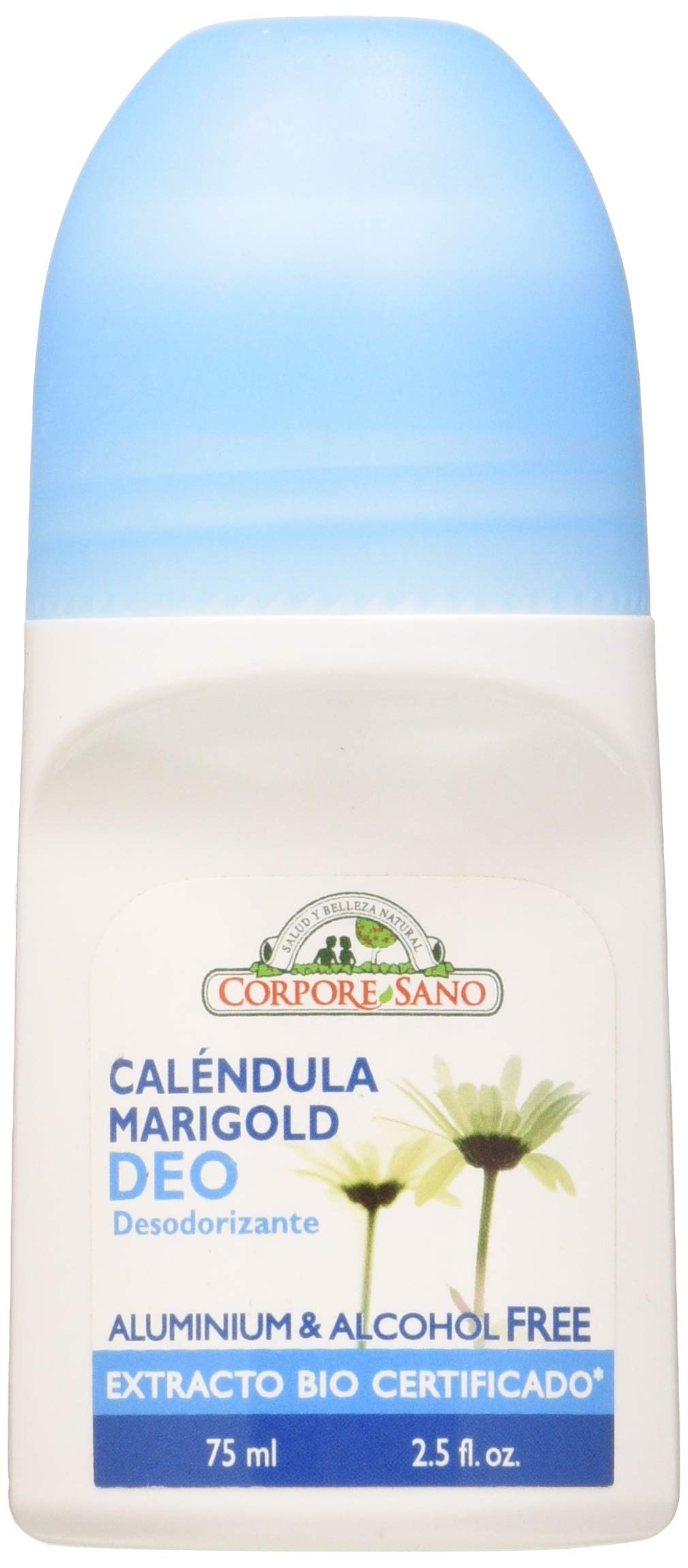 Corpore Sano Deodorant Roll-on -Do Not Contain- Aluminium-Alcohol-Silicones-Paraben preservatives-Triclosan- Certified BIO Extract- 75 ml.(Marigold) Beauty and Personal Care Corpore Sano