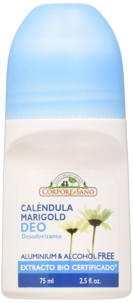 Corpore Sano Deodorant Roll-on -Do Not Contain- Aluminium-Alcohol-Silicones-Paraben preservatives-Triclosan- Certified BIO Extract- 75 ml.(Marigold) Beauty and Personal Care Corpore Sano