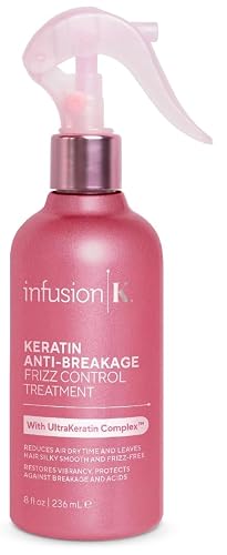 Infusion K Keratin Anti-Breakage Frizz Control Treatment with UltraKeratin Complex - Reduces Air Dry Time & Leaves Hair Silky Smooth | Color Safe | Beauty & Personal Care Infusion K