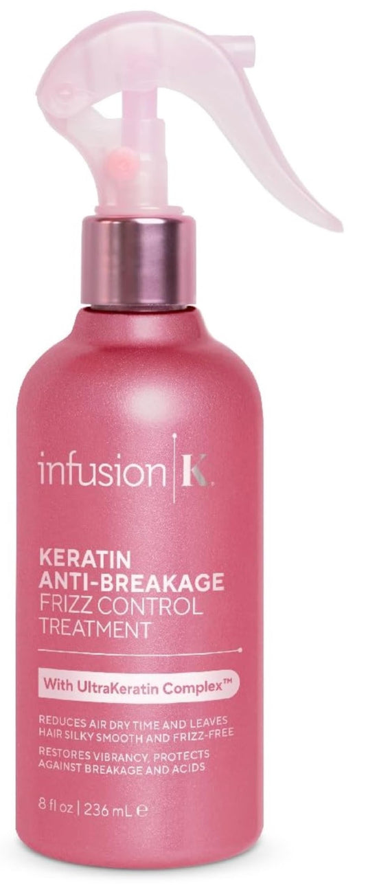 Infusion K Keratin Anti-Breakage Frizz Control Treatment with UltraKeratin Complex - Reduces Air Dry Time & Leaves Hair Silky Smooth | Color Safe | Beauty & Personal Care Infusion K