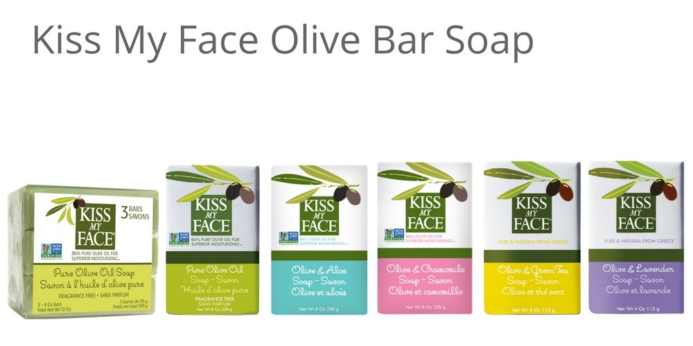 Kiss My Face Olive Oil Fragrance Free Bar Soap - Moisturizing Bar Soap - Cruelty Free Vegan Soap - Palm Oil Free - 4 Oz Bar Beauty & Personal Care Kiss My Face