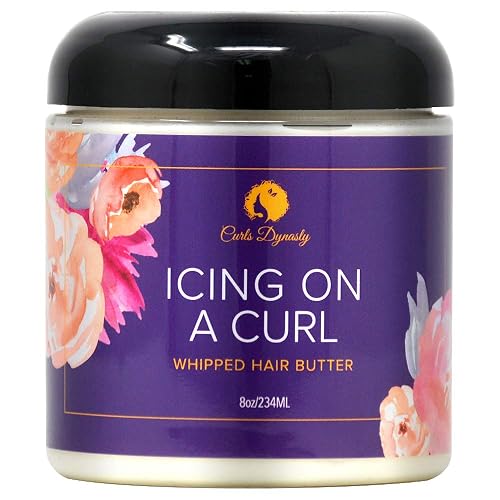 Curls Dynasty Icing On A Curl Whipped Hair Butter 8 oz Beauty & Personal Care Curls Dynasty