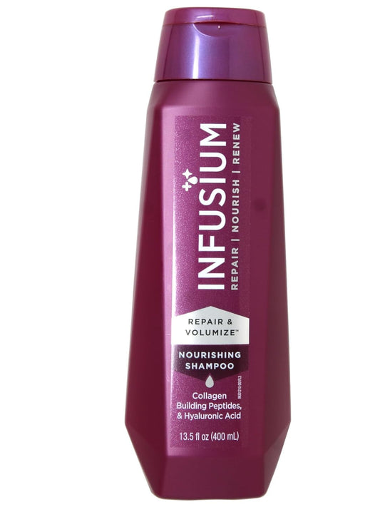 Infusium Repair and Volumize Shampoo - Clarifying Shampoo for All Hair Types - Increases Moisture Retention with Collagen Building Peptides - 13.5 oz Beauty & Personal Care Infusium
