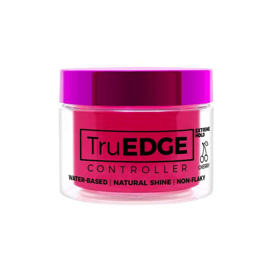 Tyche TruEDGE Controller Extreme Hold Water-Based Pomade - Ntaural Shine & Non-Flaky Scented Edge Control - Perfect for Hair-Braiding (Cherry) Beauty & Personal Care Tyche
