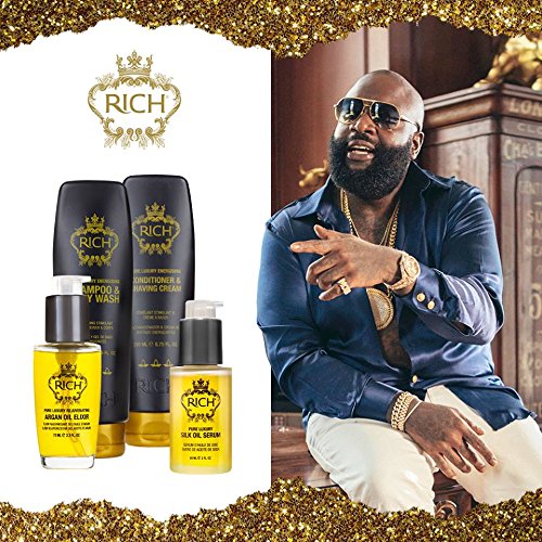 RICH Hair Care Pure Luxury Energizing Conditioner and Shaving Cream, 6.75 oz. Beauty and Personal Care RICH