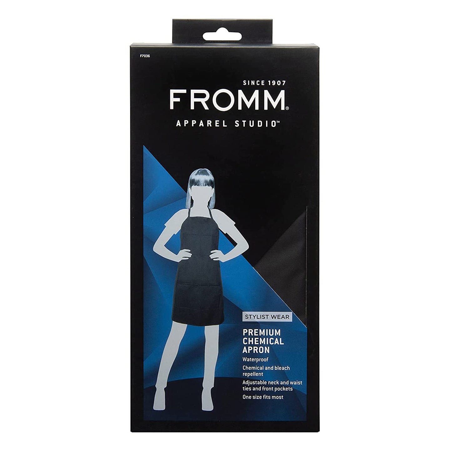 Fromm Premium Hair Stylist Chemical Salon Apron - Black Beauty & Personal Care Fromm