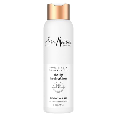 SheaMoisture Virgin Coconut Oil Body Wash Nourish and Replenish Skin Daily Hydrating body wash for 24H Visible Moisture for Healthy, Glowing Skin 18 Beauty & Personal Care Shea Moisture