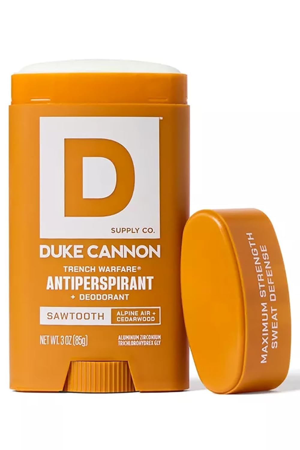 Duke Cannon Sawtooth Trench Warfare Antiperspirant Deodorant for Men - Alpine Air & Cedarwood Scent, 3 oz - Long-Lasting Sweat Protection Beauty and Personal Care Duke Cannon Supply Co.