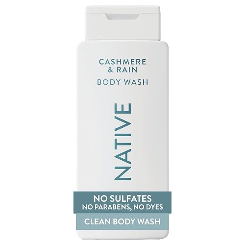 Native Cashmere & Rain Scent 24-Hr Refreshing Clean Body Wash for Men & Women, for All Skin Types Incl. Sensitive, Leaves Skin Feeling Clean & Soft Beauty & Personal Care Native