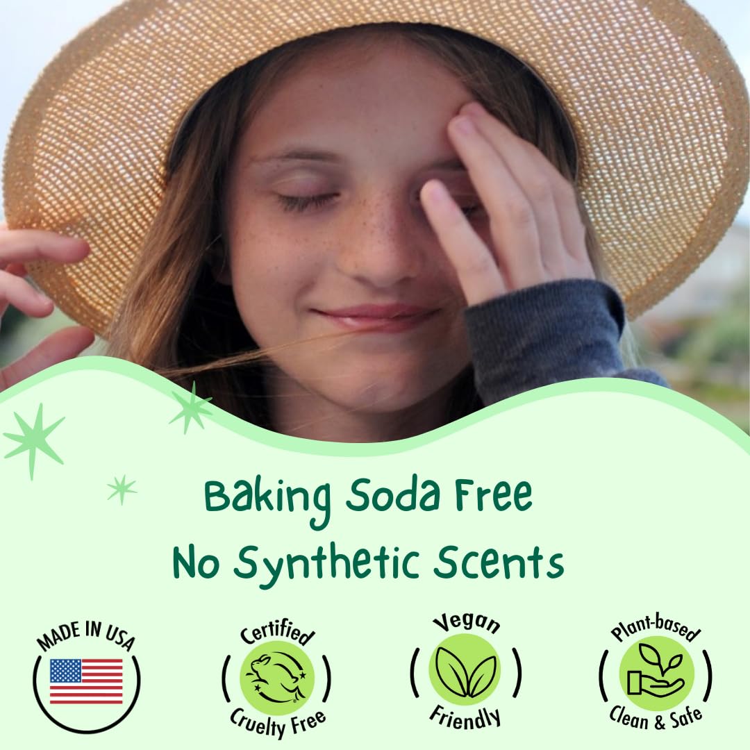 MONA 100% Natural Deodorant for Kids, Preteens & Teens - No Baking Soda, Synthetic Scents or Aluminum - Safe for Girls & Boys with Sensitive Skin Beauty and Personal Care MONA