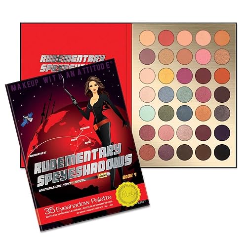 Rude Cosmetics Rudementary SpeyeShadows 35 Eyeshadows Palette - Book 7 for Women - 1.33 oz Eye Shadow Beauty & Personal Care RUDE
