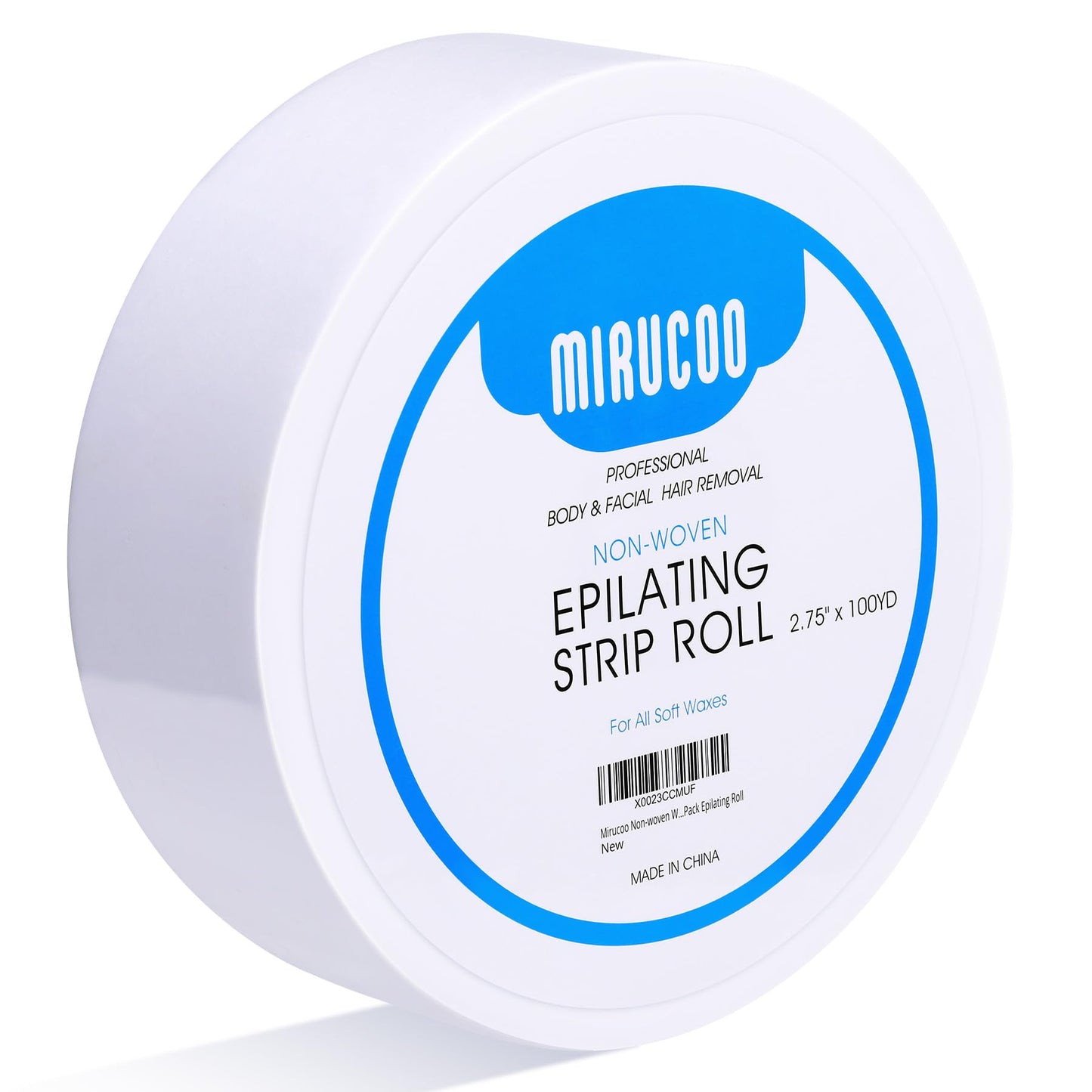 Mirucoo Non-woven Wax Strip Roll for Body and Facial Hair Removal, 2.75" x 100 Yards Pack Epilating Roll Beauty & Personal Care MIRUCOO