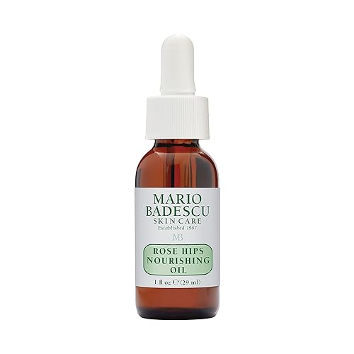 Mario Badescu Rose Hips Nourishing Oil for Combination, Dry and Sensitive Skin Facial Oil that Moisturizes & Smoothes Formulated with Rosehip Extract Beauty & Personal Care Mario Badescu