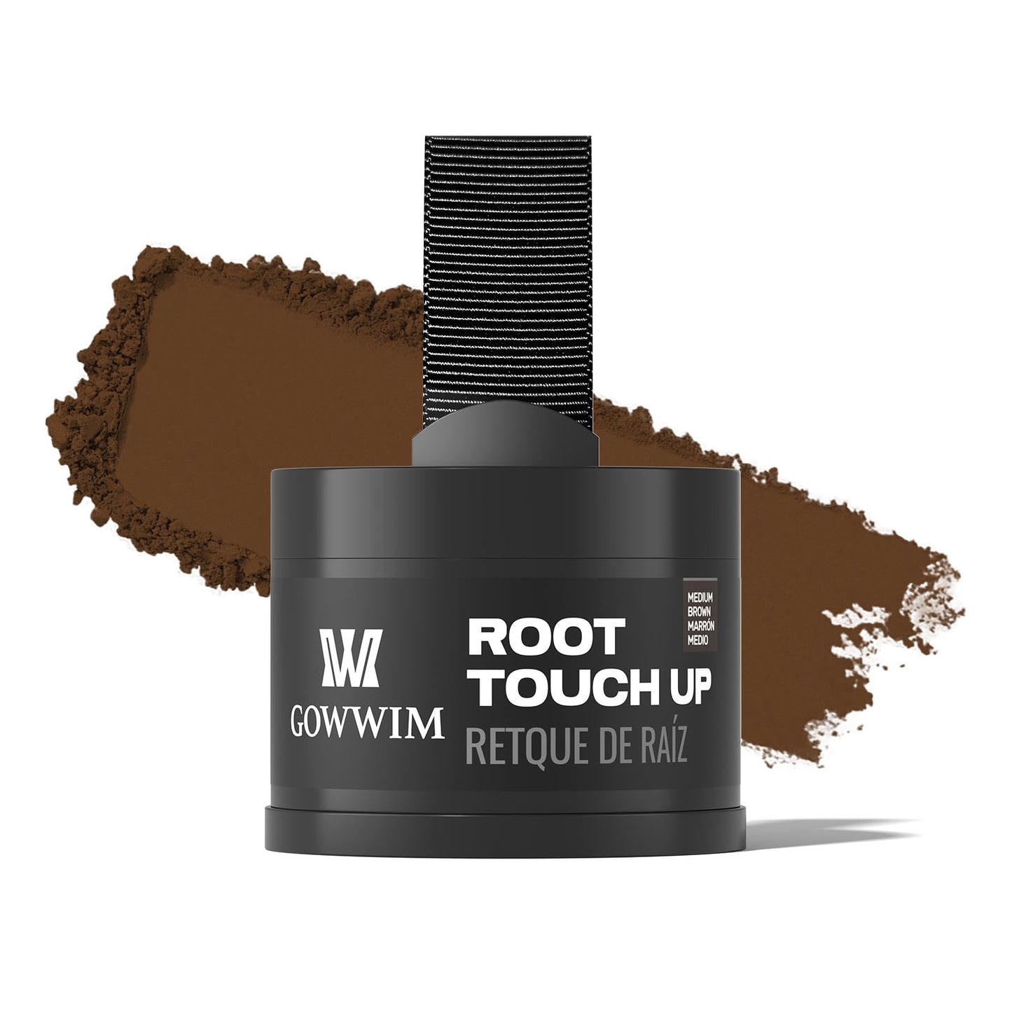 Hairline Powder (Medium Brown) - Instantly Cover Gray Roots, Hair Touch-Up, Hair Color Shadow for Thin Hair Beauty & Personal Care gowwim