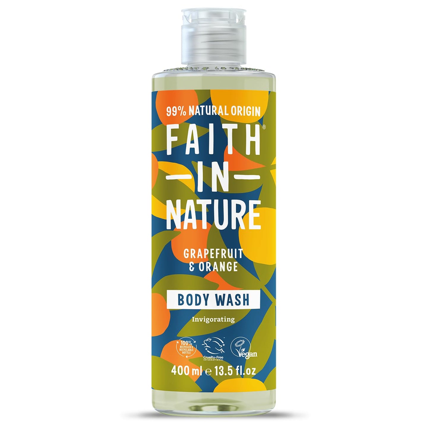 Faith In Nature Grapefruit & Orange Shower Gel & Foam Bath, 13.5 Oz Beauty & Personal Care FAITH IN NATURE