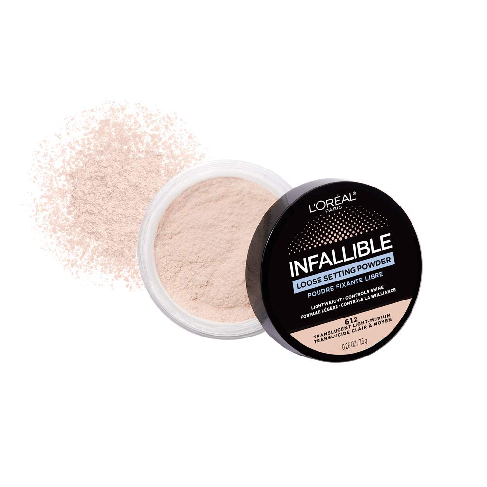 L'Oreal Paris Infallible Tinted Loose Setting Powders, Matte Finish, Lightweight, No White Cast, 2 Shades From Light To Deep, Translucent Medium-deep Beauty & Personal Care L'Oreal Paris