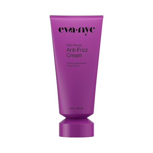 Eva NYC Smoothing Anti-Frizz Hair Cream - Leave-In Treatment for Frizz Control - Smooths for Manageable Satiny Soft Hair - Restore Moisture with Poppy Beauty & Personal Care EVA·NYC