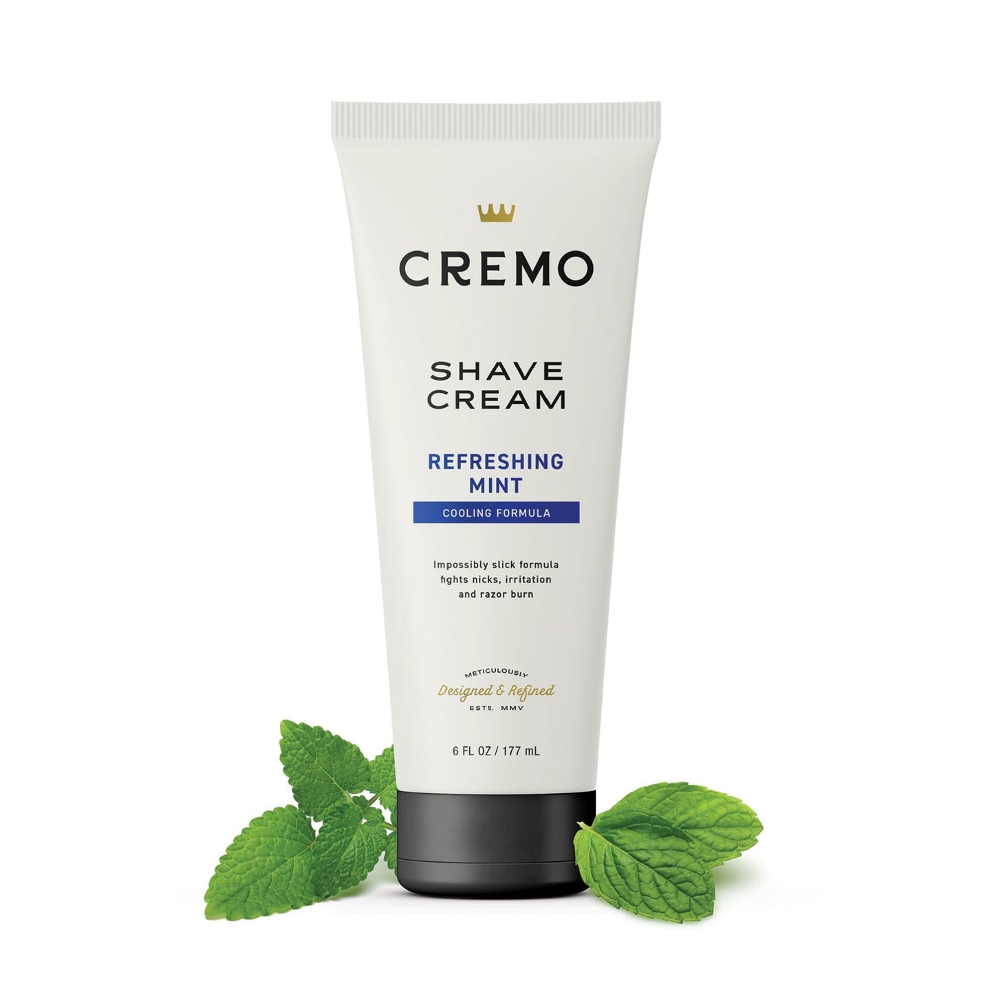 Cremo Barber Grade Cooling Shave Cream, Astonishingly Superior Ultra-Slick Shaving Cream Fights Nicks, Cuts And Razor Burn, 6 Fl Oz (2 Pack), WHITE Beauty & Personal Care Cremo