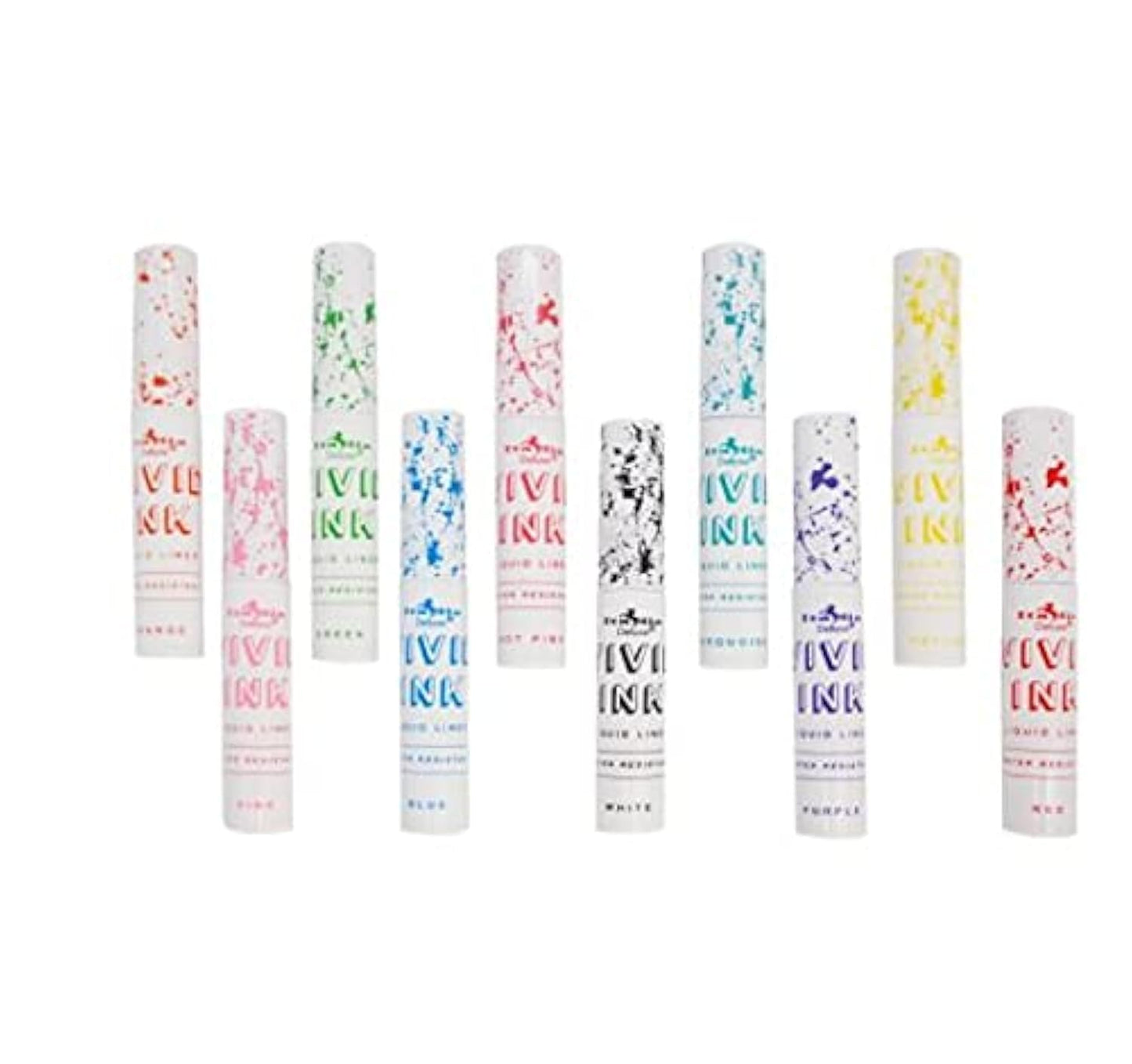Italia Deluxe VIVID INK Liquid Liner SET OF 10 Beauty & Personal Care Italia Deluxe