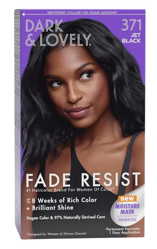 Dark & Lovely Color #371 Jet Black (3 Pack) Beauty & Personal Care Dark and Lovely