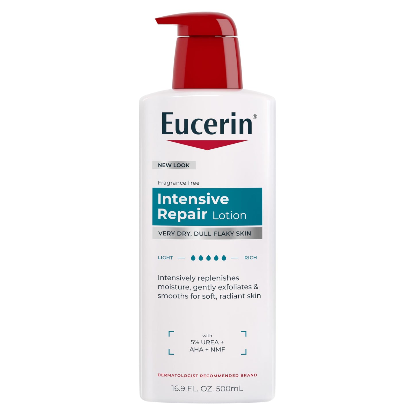 Eucerin Intensive Repair Body Lotion for Dry Skin with Alpha Hydroxy, Body Moisturizer for Very Dry Skin, Moisturizes, Exfoliates and Conditions Beauty & Personal Care Eucerin