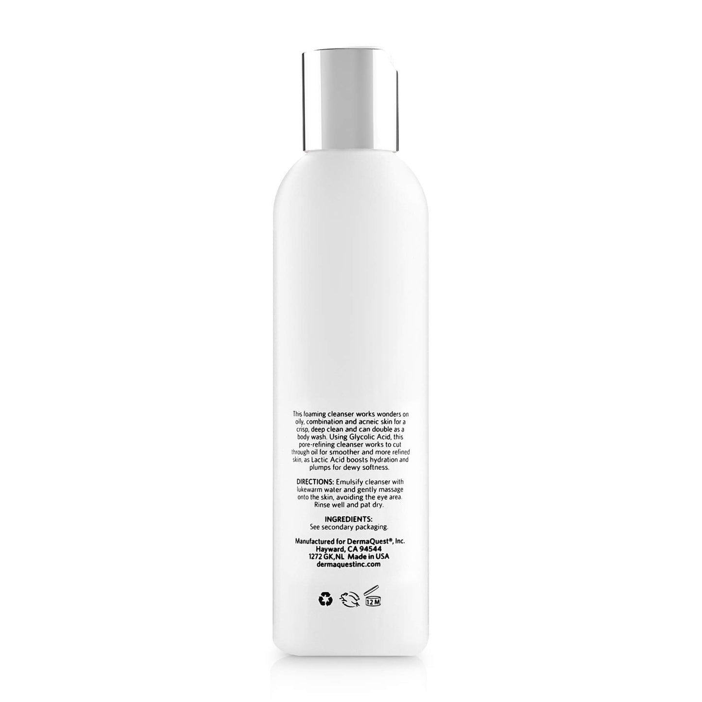 DermaQuest Advanced Therapy Foaming Glyco Gel Based Cleanser with 15% Glycolic Acid & Lactic Acid - Deep Cleansing Daily Face Wash for Oily Skin Beauty & Personal Care DermaQuest