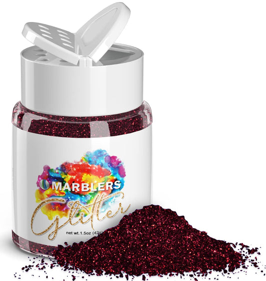 MARBLERS Twinkle Glitter [Sangria] 1.5oz (42g) | Fine | Non-Toxic, Vegan, Cruelty-Free | Face, Body, Eyeshadow, Hair, Festival, Party Makeup | Nail Beauty & Personal Care MARBLERS