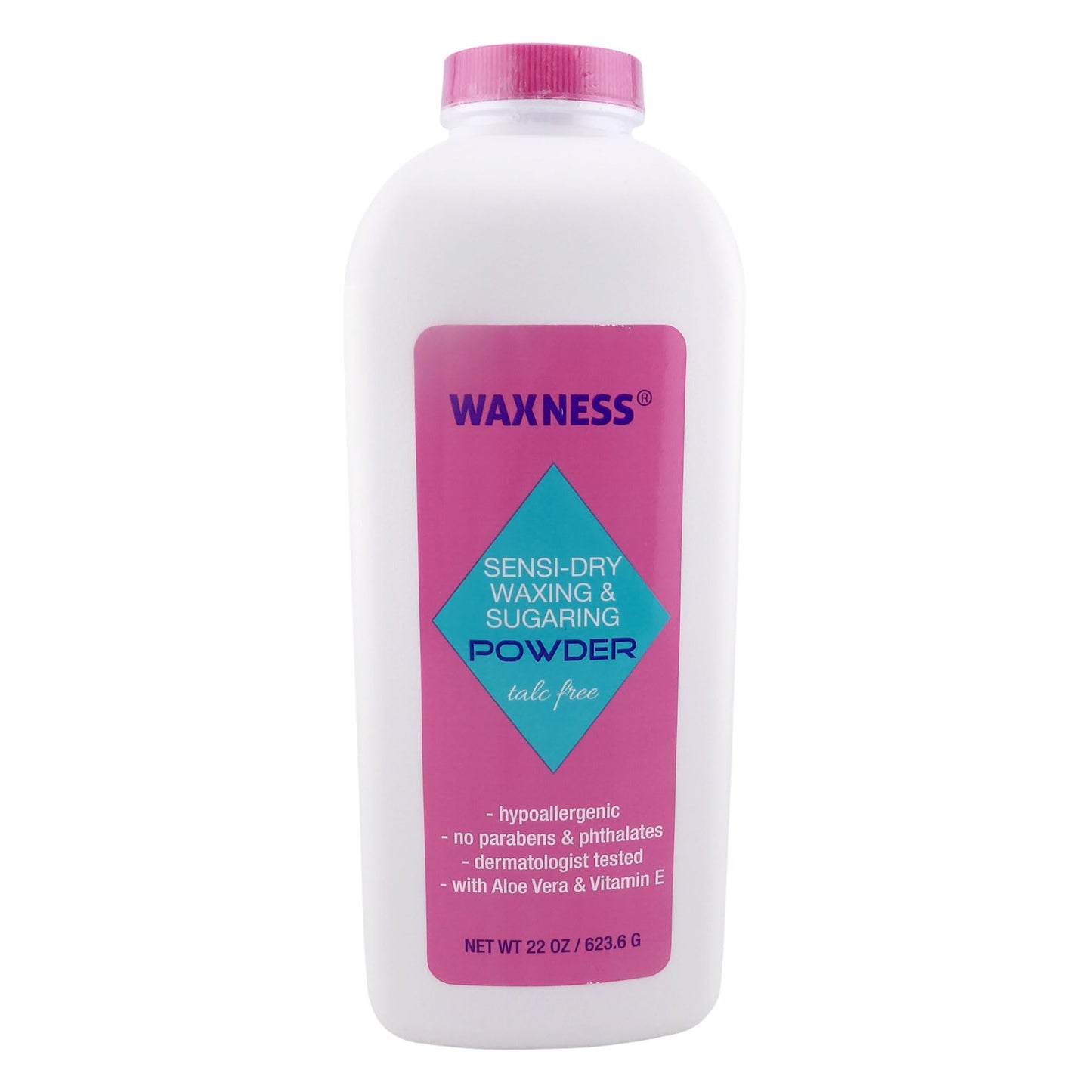Waxness Sensi Dry Waxing & Sugaring Powder 22 oz (624 g) - Moisture Absorbing Pre Wax Powder for Waxing & Sugaring, Professional Use Beauty and Personal Care Waxness