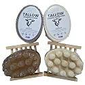 Seoul Naturals Cosmetic-Grade Tallow Shampoo and Conditioner Bars with Marshmallow root & Ginger Oil Beauty & Personal Care Seoul Naturals