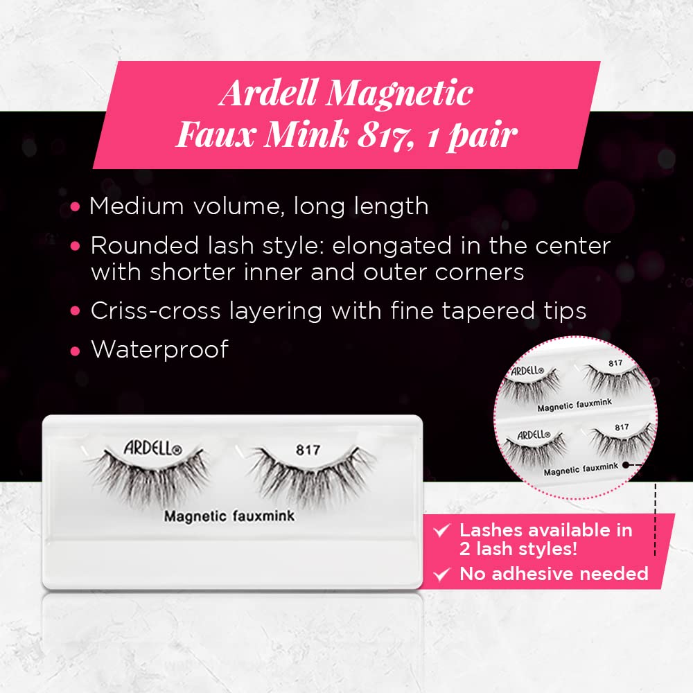 Ardell Magnetic Faux Mink Liquid Liner & Lash 817 Beauty & Personal Care Ardell