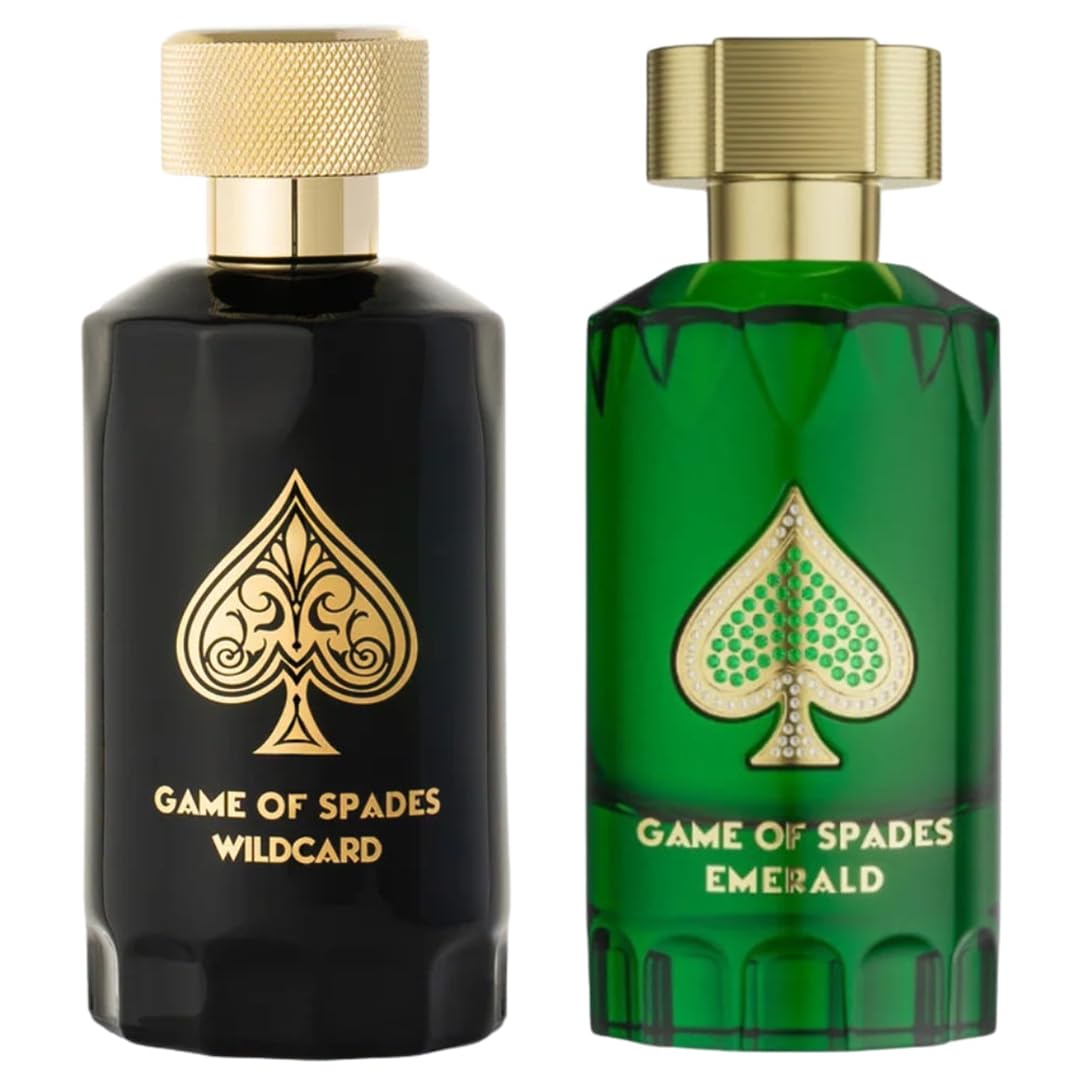 Jo Milano EXCLUSIVE 2 GIFT SET Paris Game of Spades EXCLUSIVE-2 SET Emerald and Wildcard Parfum 3.4 oz/100ml spray for Unisex ((FRAGRANCE EXPERT'S Beauty & Personal Care Jo Milano