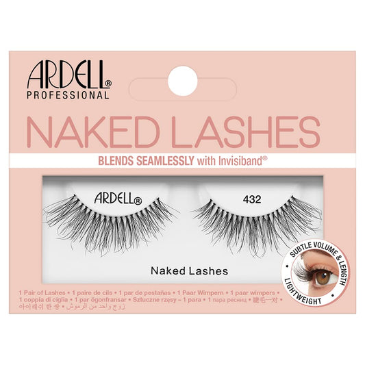 Ardell Naked Lashes Natural 432 with Invisiband - Lightweight, Natural False Eyelashes, Soft Volume Strip Lashes, 1 Pair Beauty & Personal Care Ardell