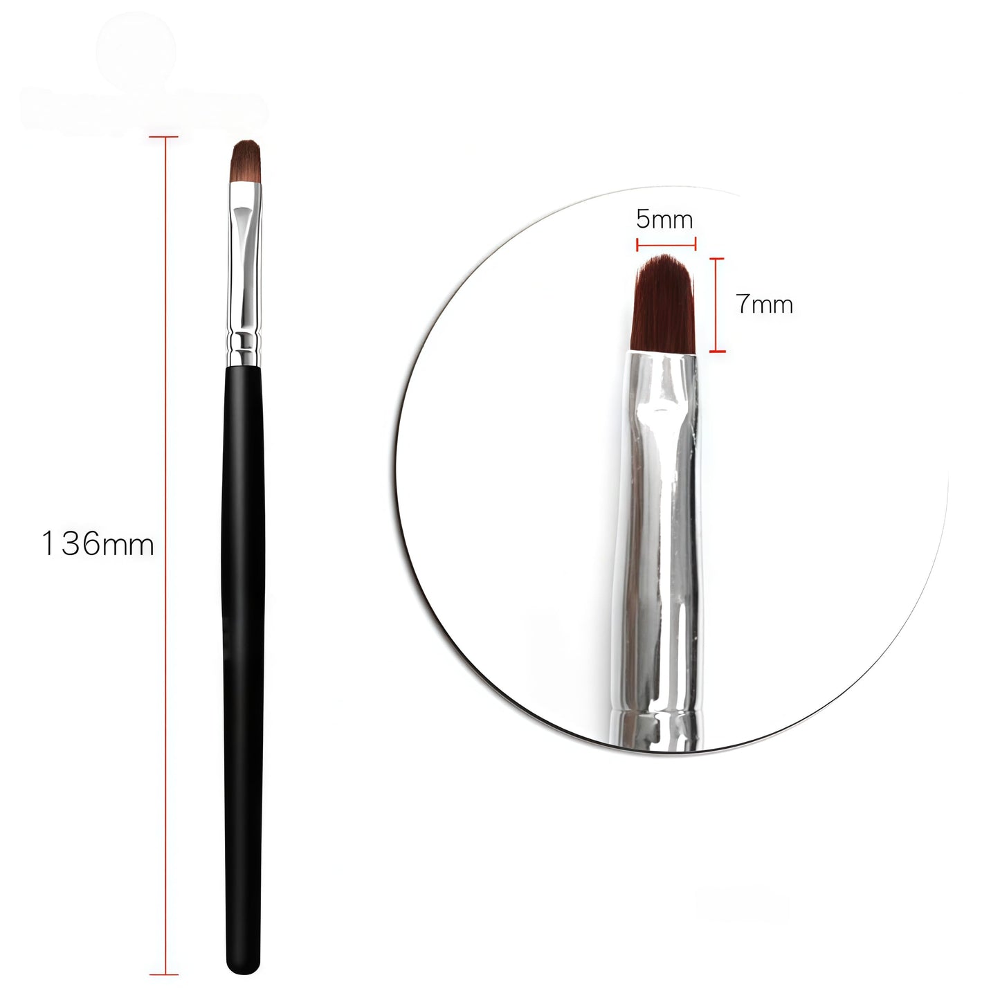 2 pcs Lip Brush Concealer Brushes ?Lipstick Gloss Brushes Applicators Eyeshadow Lip Liner Makeup Brush Cosmetics Make Up Tools, Small Make Up Brushes Beauty & Personal Care U-N