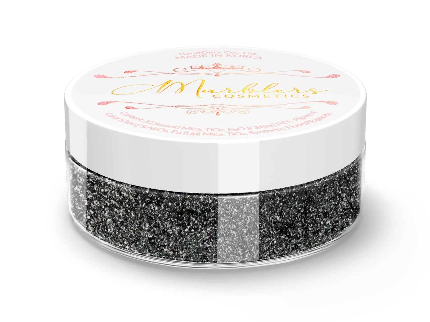 MARBLERS Chunky Natural Mica Powder [Midnight Pearl] 0.11oz (3g) | Highly Pigmented | Non-Toxic, Vegan, Cruelty-Free | Eyeshadow, Body Butter, Nail Beauty & Personal Care MARBLERS